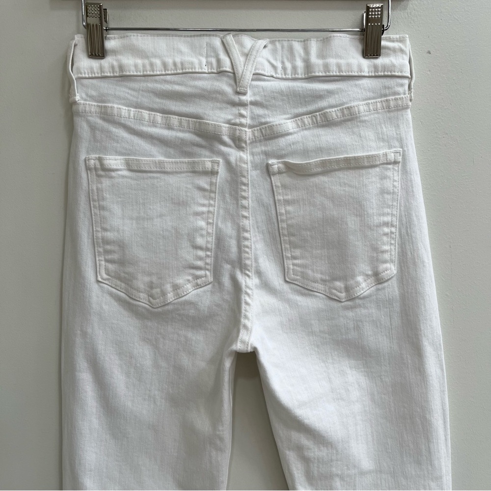 Veronica Beard Carly High Rise Kick Flare White Jeans Size 26/2 - Picture 6 of 13